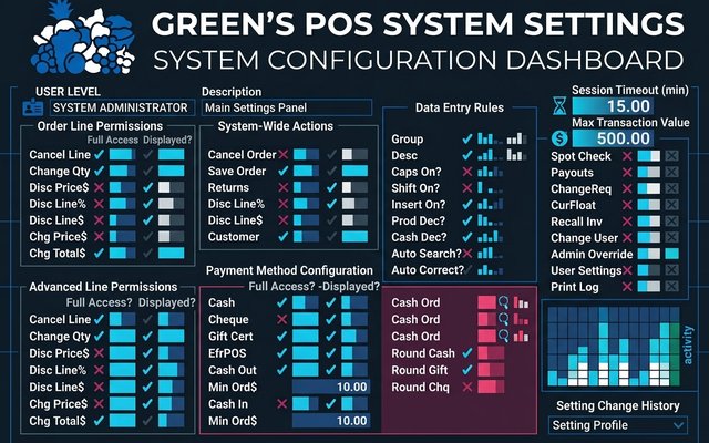 User Options & Register Customisation