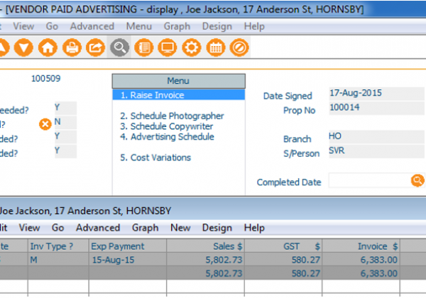 Real Estate – Invoicing and Scheduling